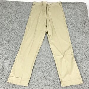 Bills Khakis Pants Mens 32x32 Beige Flat Front Classic Fit Cotton Chino